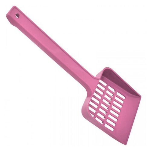 Pá Plástica Pazinha Higiênica Gatos Rosa São Pet