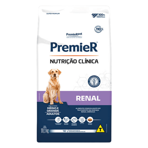Ração Premier Nutrição Clínica Renal Cães Adultos 10,1kg