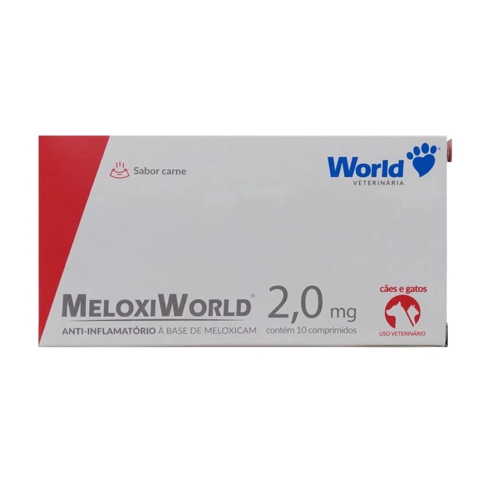 Anti Inflamatório Meloxiworld 2mg 10 Comp