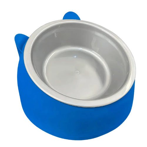 Comedouro 250mL Orelha de Gato Azul
